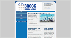 Desktop Screenshot of brockhotelgroup.com